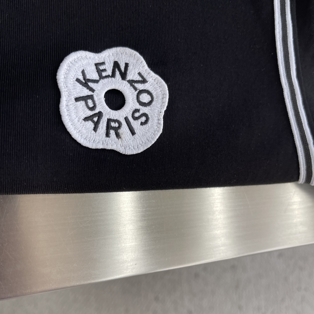 -KENZO    2026SS春夏最新款圆领刺绣时尚短袖T恤，官网同步，进口定制云朵棉面料！贴肤舒适，
