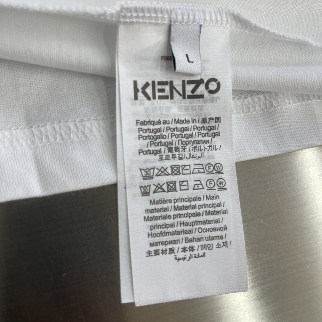 -KENZO    2026SS春夏最新款圆领刺绣时尚短袖T恤，官网同步，进口定制云朵棉面料！贴肤舒适，