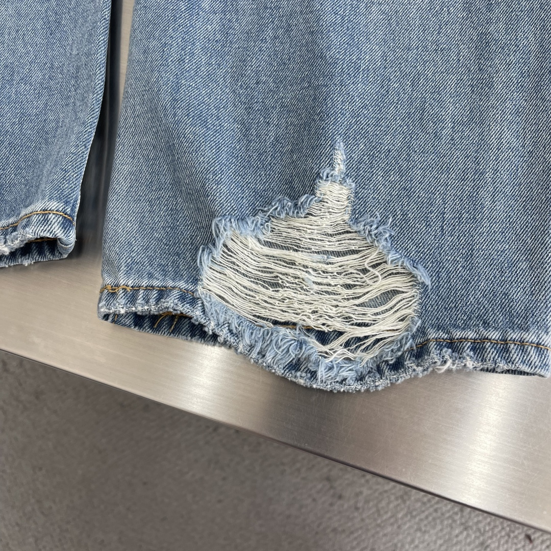 -PRAD    春夏潮流宽松牛仔裤👖宽松版直简👖超薄细柔棉✅透气舒适感十足 专柜款复刻 牛货对品控细节
