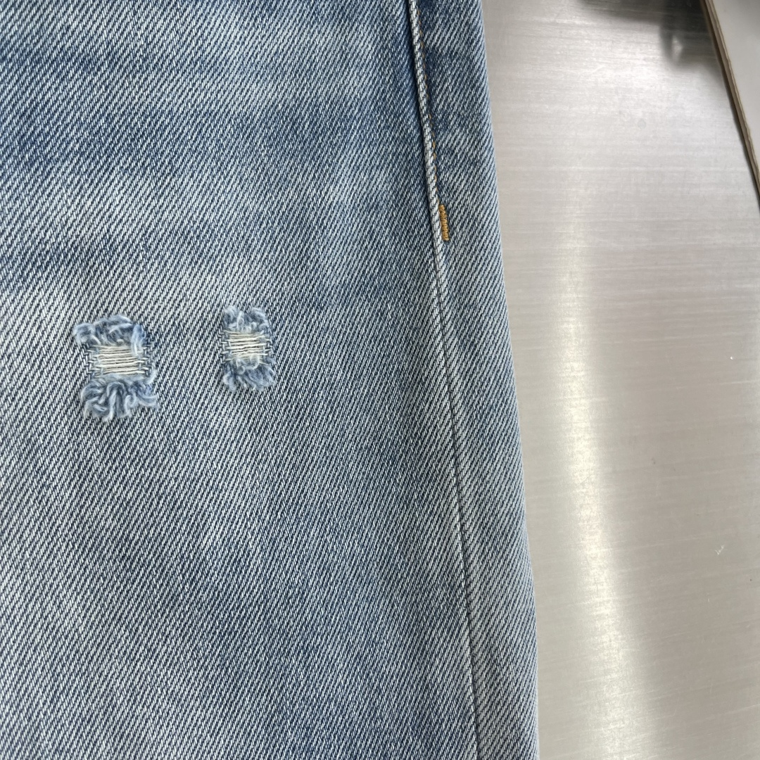 -PRAD    春夏潮流宽松牛仔裤👖宽松版直简👖超薄细柔棉✅透气舒适感十足 专柜款复刻 牛货对品控细节