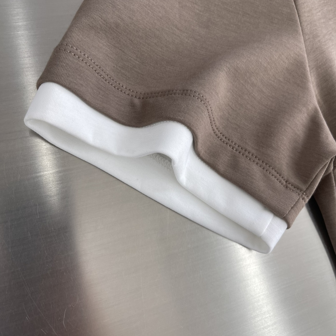 -BC    液氨云感60支假两件T恤假两件设计，层次感拉满码数：L XL XXL 3XL自带“叠穿效果