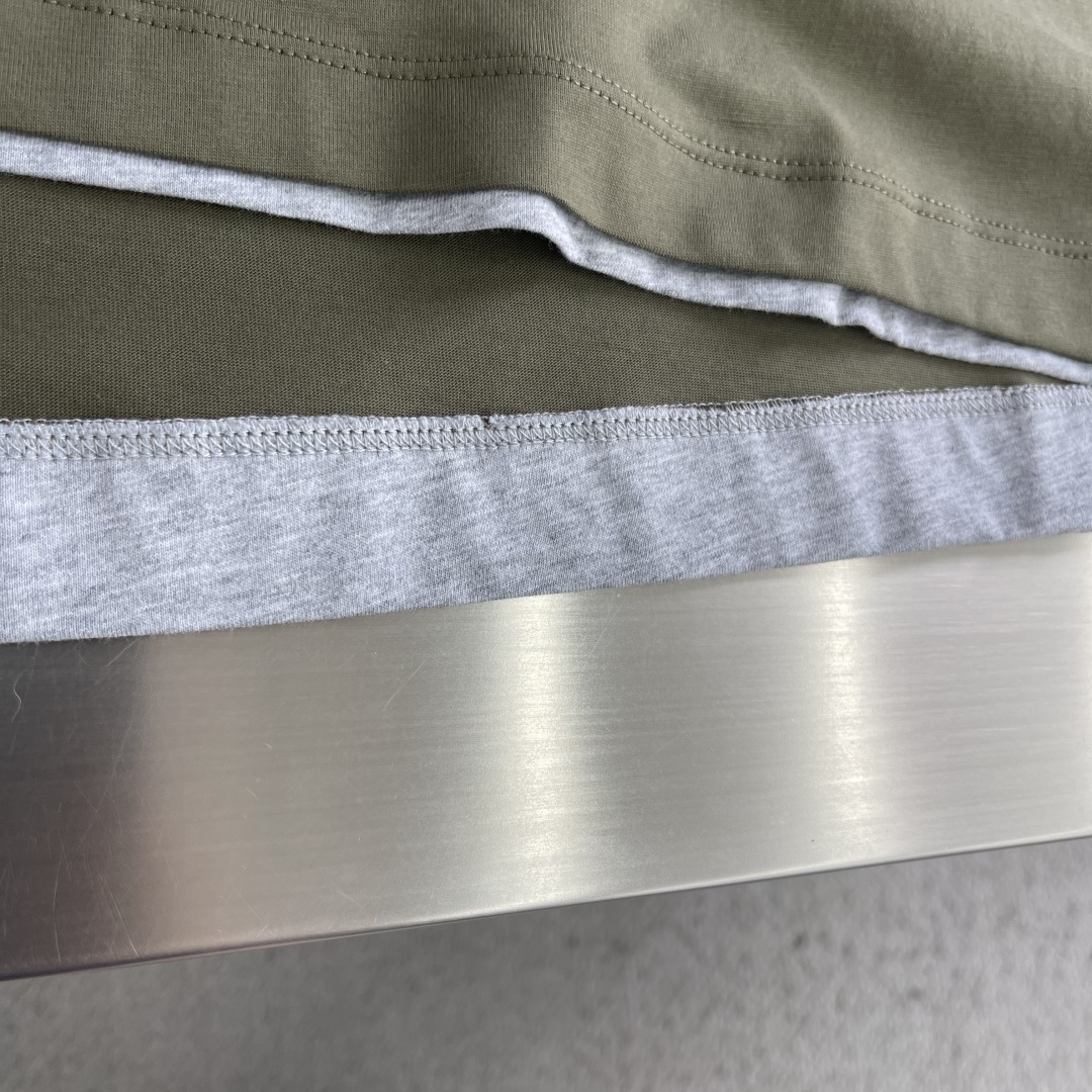 -BC    26新款春夏系列假两件T恤短袖 男女同款 码数：S.M.L.XL.XXL尺码	衣长	胸围 