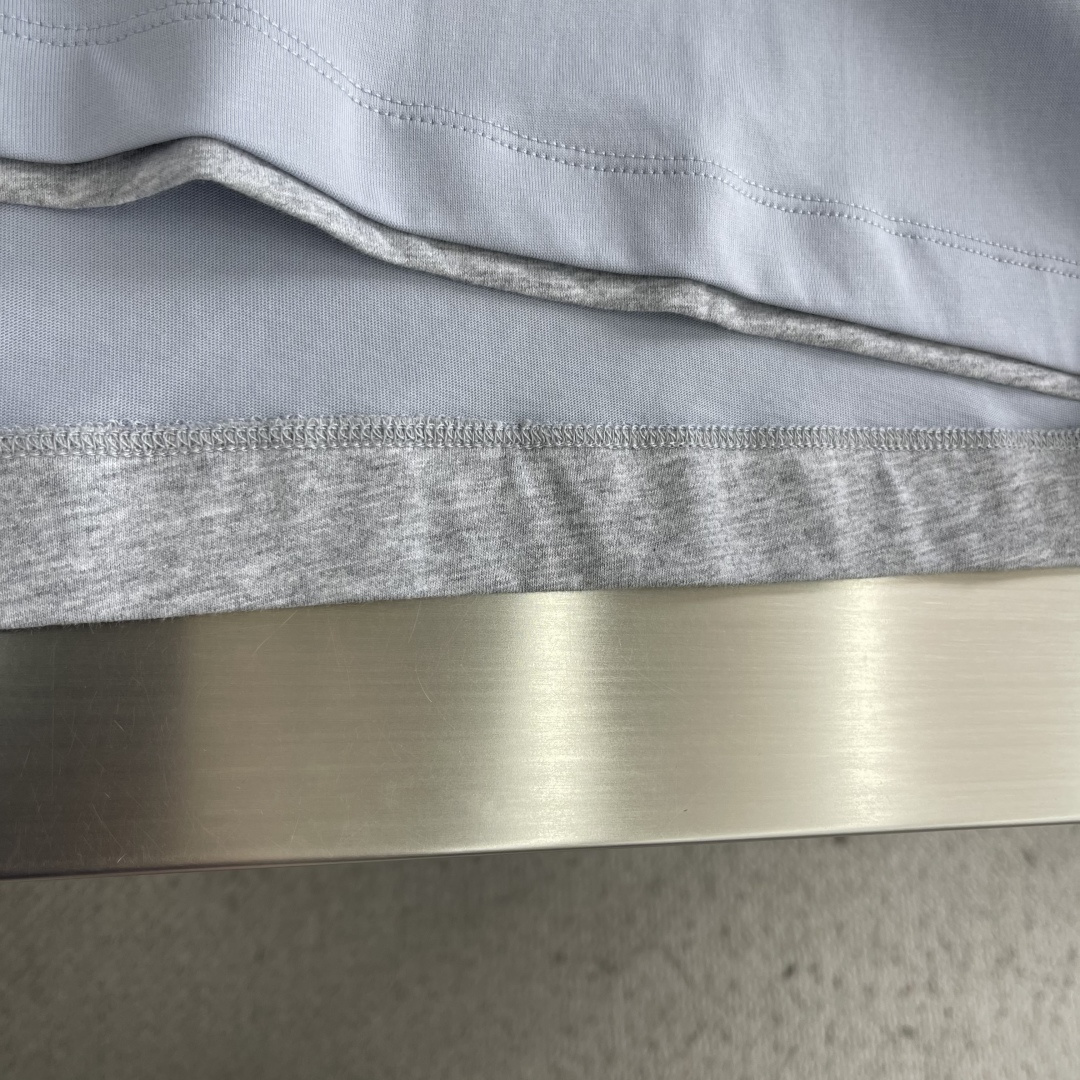 -BC    26新款春夏系列假两件T恤短袖 男女同款 码数：S.M.L.XL.XXL尺码	衣长	胸围 