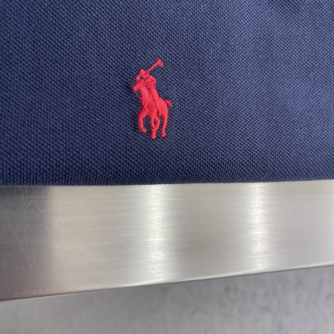 -Ralph Lauren   夏季男士翻领小马标刺绣开衩短袖 美式复古休闲大码舒适时尚百搭Polo衫 
