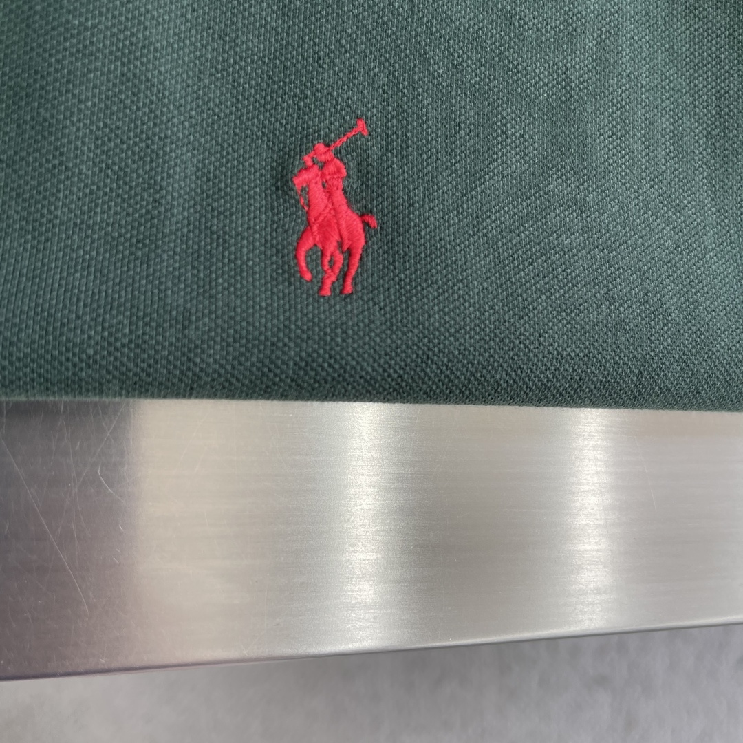 -Ralph Lauren   夏季男士翻领小马标刺绣开衩短袖 美式复古休闲大码舒适时尚百搭Polo衫 