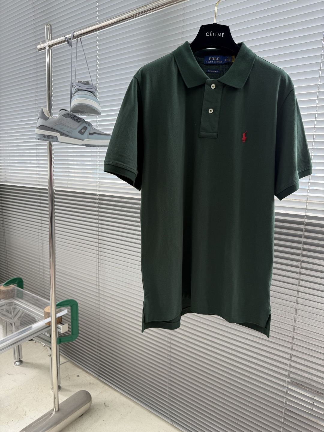 -Ralph Lauren   夏季男士翻领小马标刺绣开衩短袖 美式复古休闲大码舒适时尚百搭Polo衫 