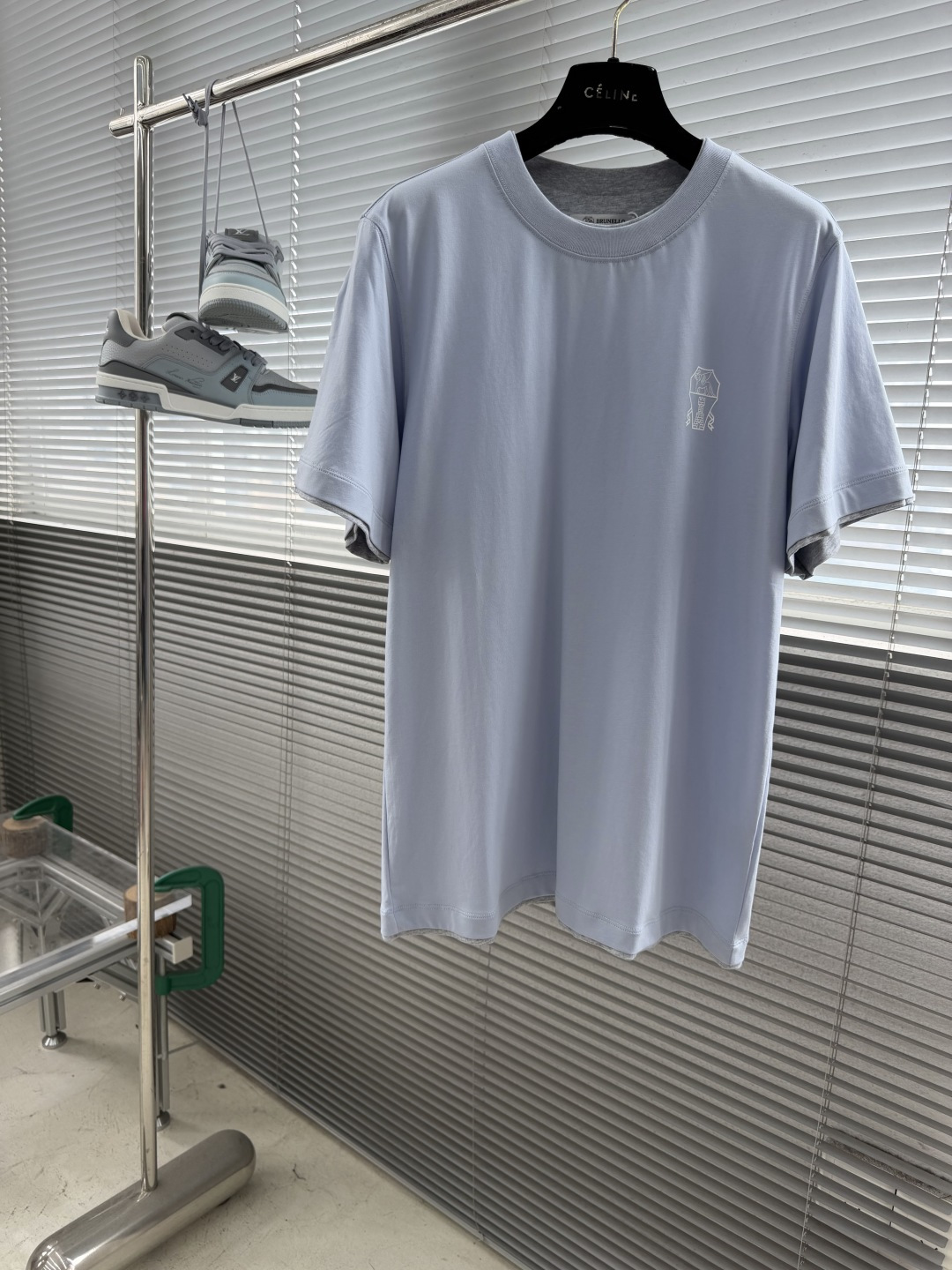 -BC    26新款春夏系列假两件T恤短袖 男女同款 码数：S.M.L.XL.XXL尺码	衣长	胸围 
