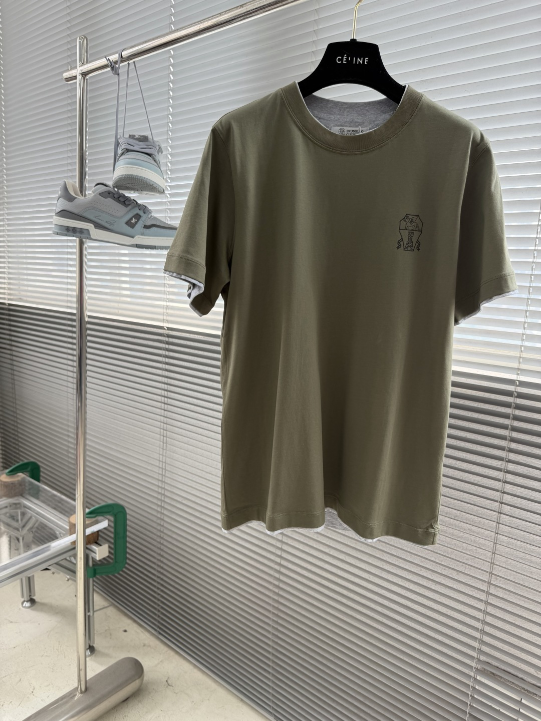 -BC    26新款春夏系列假两件T恤短袖 男女同款 码数：S.M.L.XL.XXL尺码	衣长	胸围 