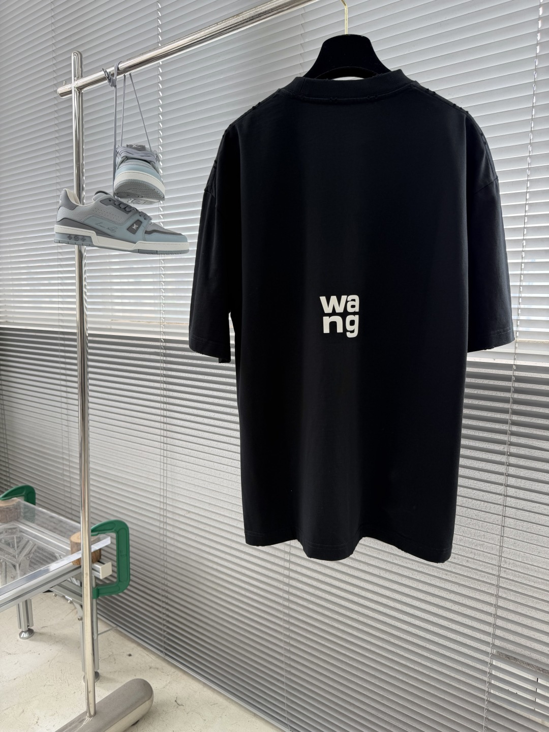 -Alexander Wang 亚历山大王    字母logo短T纯棉高克重材质超级柔软洗水小发泡log