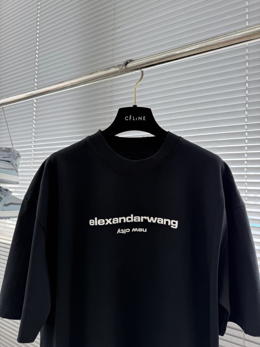 -Alexander Wang 亚历山大王    字母logo短T纯棉高克重材质超级柔软洗水小发泡log