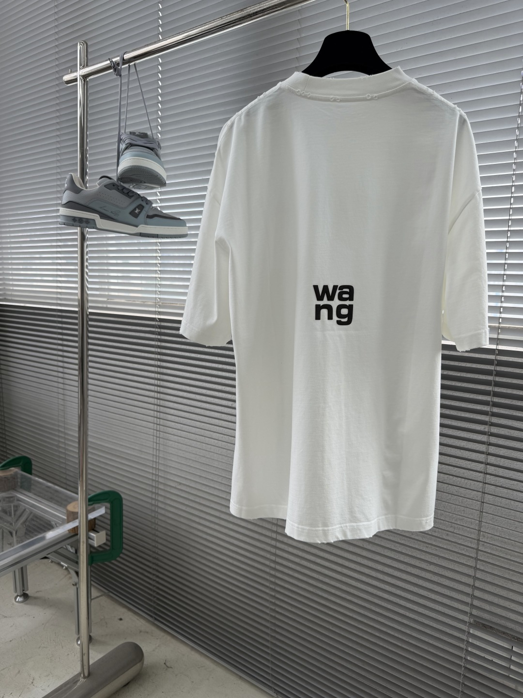 -Alexander Wang 亚历山大王    字母logo短T纯棉高克重材质超级柔软洗水小发泡log