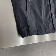 -Loro Piana 新款翻领黑色 纽扣衬衫外套面料成份:88.6%锦纶11.4%氨纶男士通勤刚 -Loro Piana 新款翻领黑色 纽扣衬衫外套面料成份:88.6%锦纶11.4%氨纶男士通勤刚