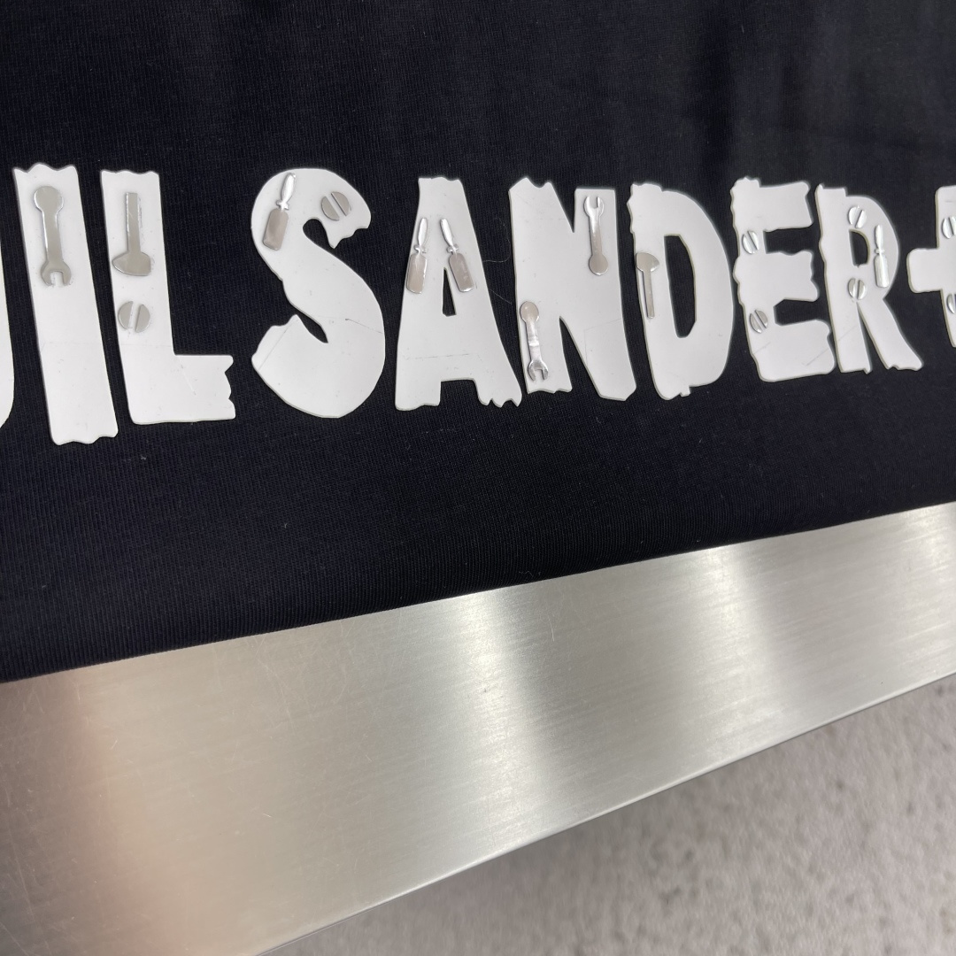 -JIL  SANDER  T恤数码直喷印花双纱精纺全棉100%面料克重300克版型宽松  男女同款码数
