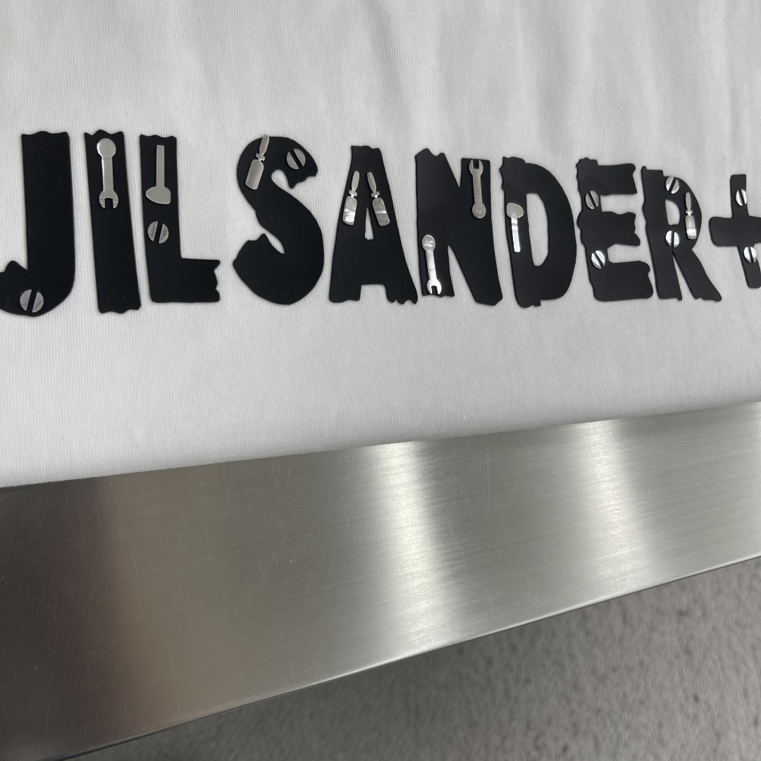 -JIL  SANDER  T恤数码直喷印花双纱精纺全棉100%面料克重300克版型宽松  男女同款码数