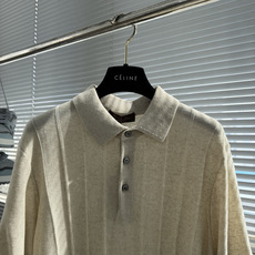 -Loro Piana 翻领针织Polo透气 质感 面料 10.5%亚麻 手洗洗涤温度不高于3 -Loro Piana 翻领针织Polo透气 质感 面料 10.5%亚麻 手洗洗涤温度不高于3