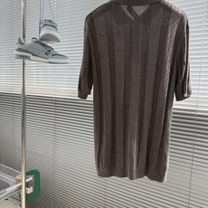 -Loro Piana 翻领针织Polo透气 质感 面料 10.5%亚麻 手洗洗涤温度不高于3 -Loro Piana 翻领针织Polo透气 质感 面料 10.5%亚麻 手洗洗涤温度不高于3