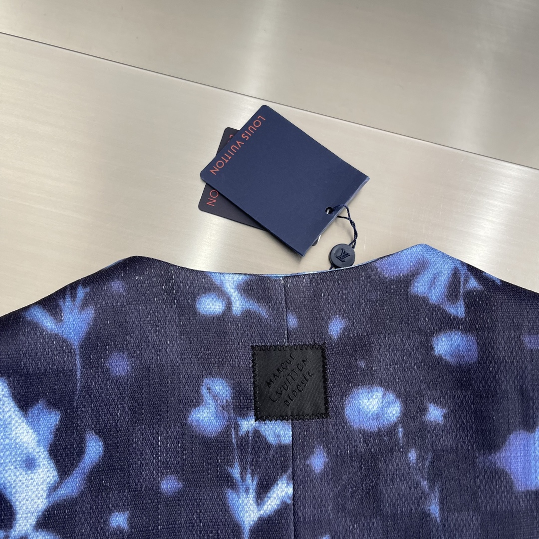 驴牌 晕染花卉无领外套 9
