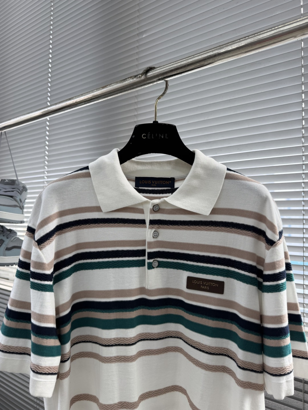 -驴牌     26ss新款条纹短袖翻领纽扣 Polo衫 男款 高版本。码数：S.M.L.XL衣长	66