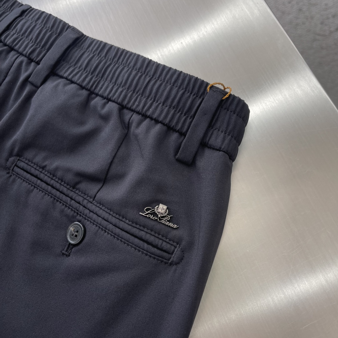 -Loro Piana    2026春季最新品，专柜同步有售，原单狠货，时尚休闲裤，采用进口原版面料，