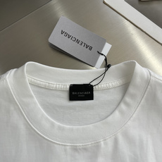 -Balenciag 字母刺绣logoT恤宽松版型 采用客供270克双纱纯棉面料 成衣水洗 手感丝 -Balenciag 字母刺绣logoT恤宽松版型 采用客供270克双纱纯棉面料 成衣水洗 手感丝
