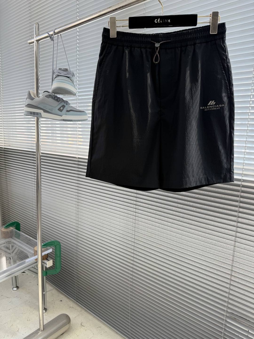 NO:912788,-Balenciag new summer style printed letter logo seersucker shorts, sizes M-3XL,,balenciaga,shorts,19860909-Balenciag夏季新款印花字母logo泡泡纱短裤 尺码M-3XL,,balenciaga,shorts,,Men's clothing