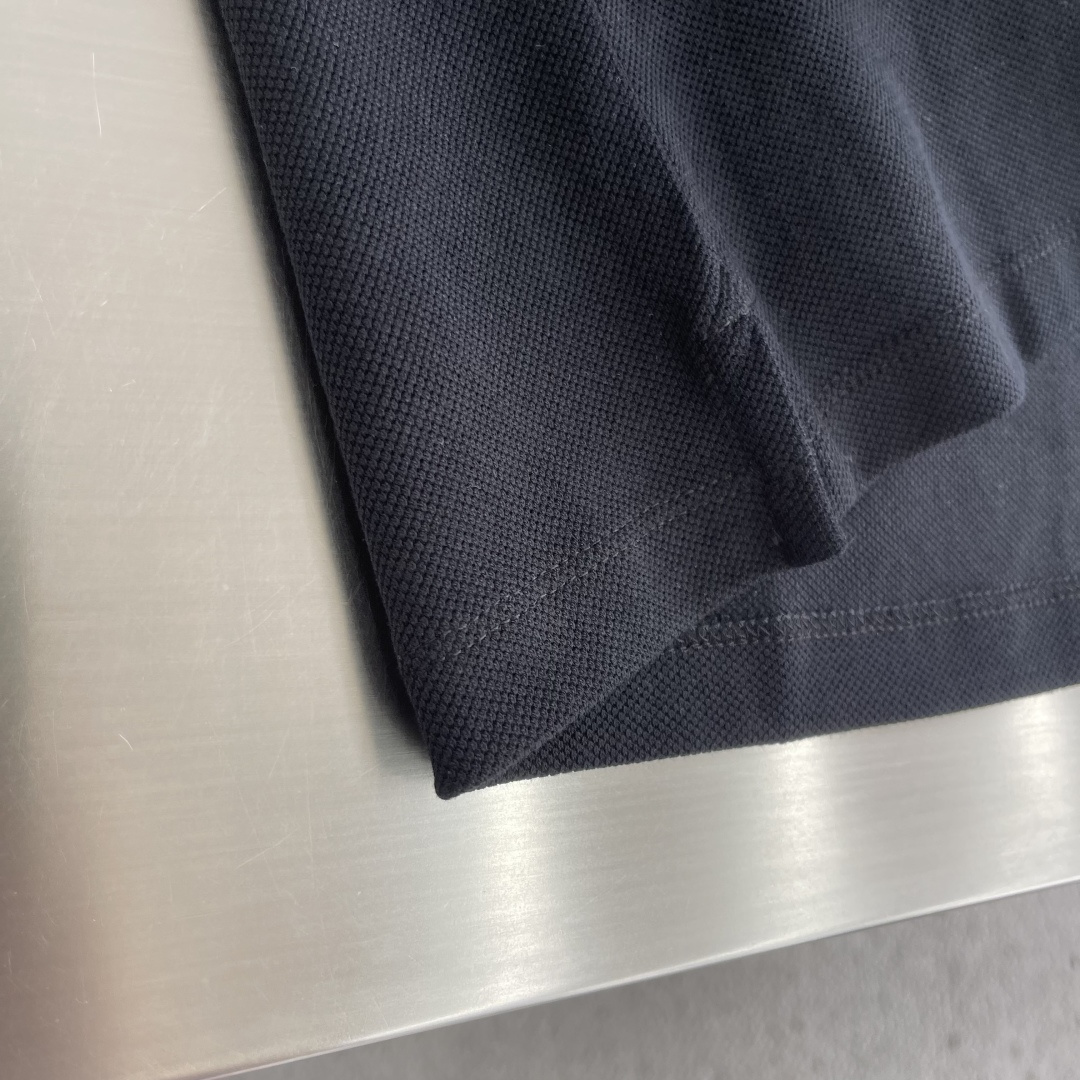 -mon    26春夏新款半拉链黑标标翻领Polo🔥短袖新款高版本👍高质量 T恤👕码数：M-XXL