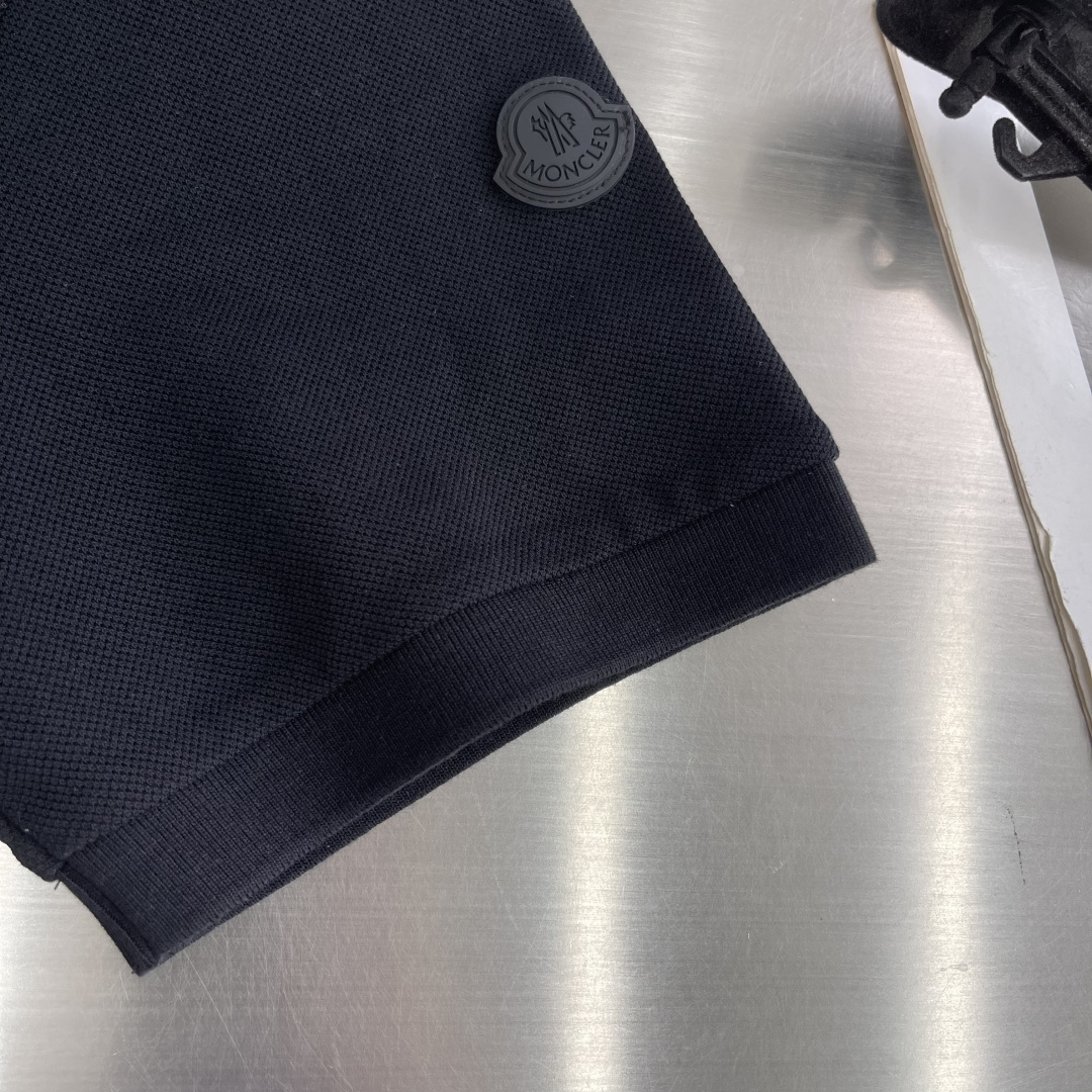 -mon    26春夏新款半拉链黑标标翻领Polo🔥短袖新款高版本👍高质量 T恤👕码数：M-XXL