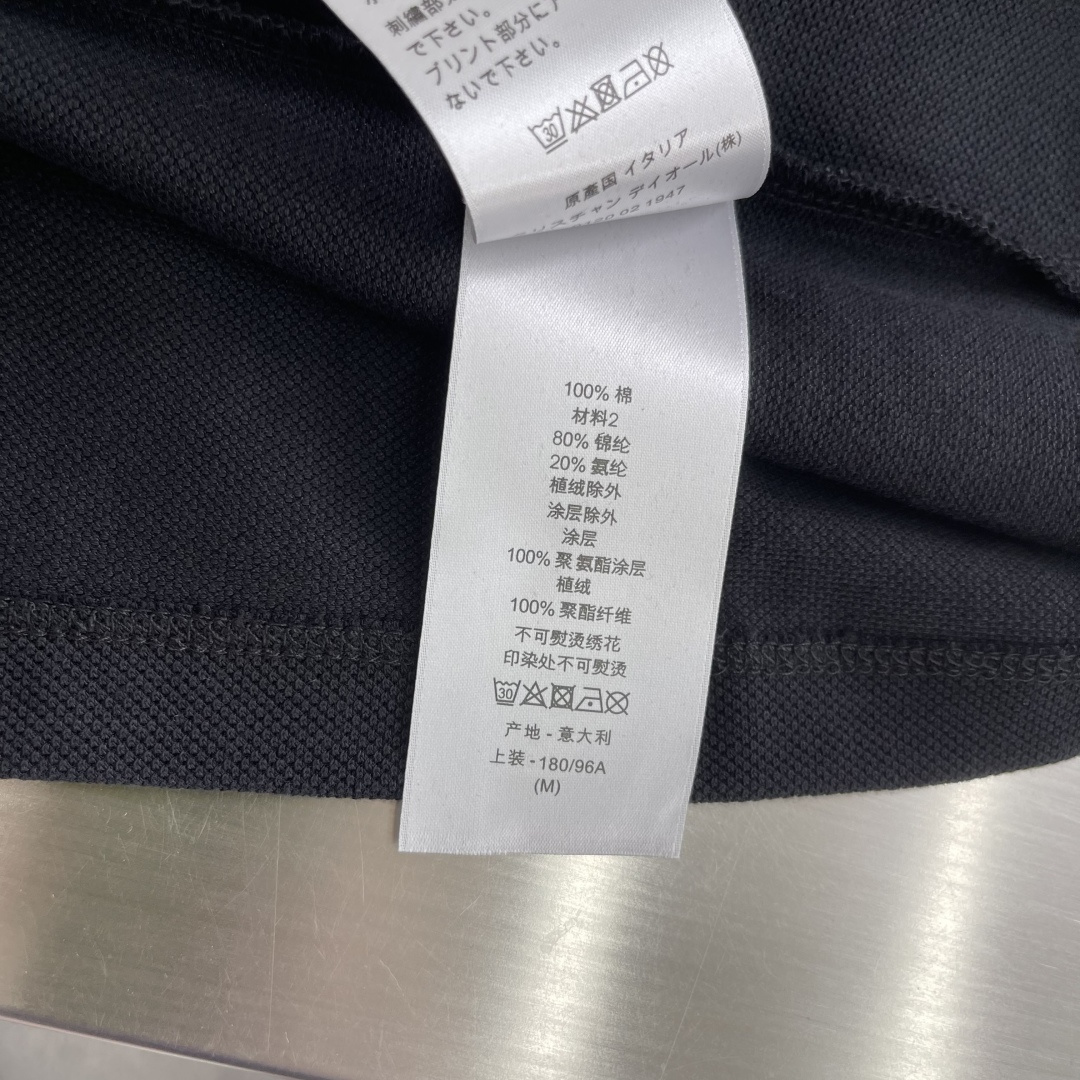 -Dio    26春夏新款🌟字母刺绣翻领Polo衫新款高版本👍高质量 T恤👕码数：M-XXL