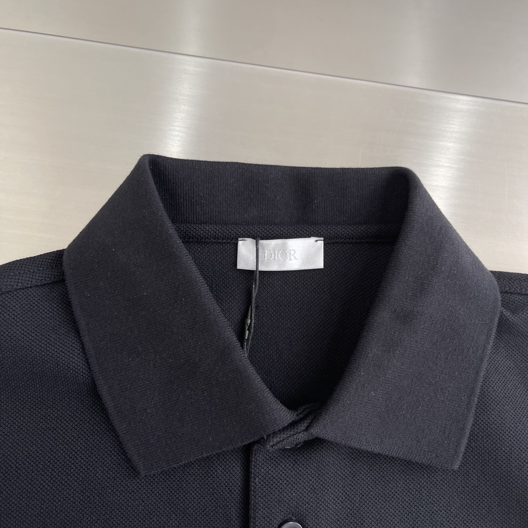 -Dio    26春夏新款🌟字母刺绣翻领Polo衫新款高版本👍高质量 T恤👕码数：M-XXL