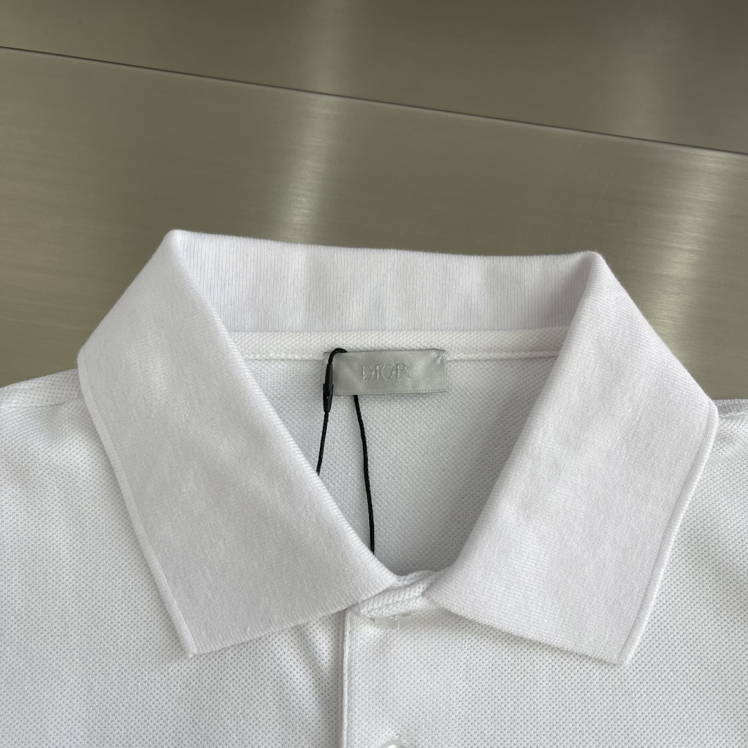 -Dio    26春夏新款🌟字母刺绣翻领Polo衫新款高版本👍高质量 T恤👕码数：M-XXL