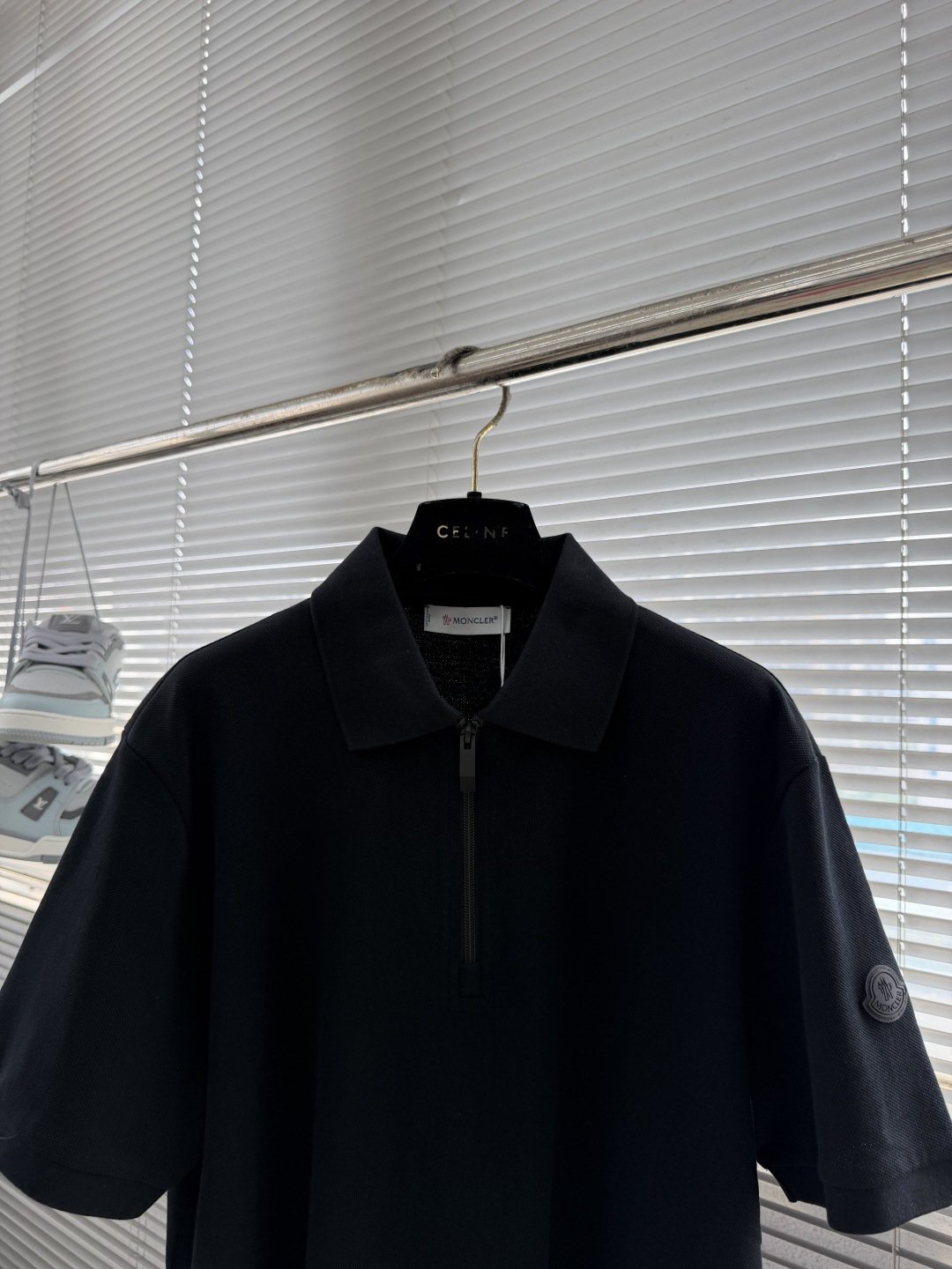 -mon    26春夏新款半拉链黑标标翻领Polo🔥短袖新款高版本👍高质量 T恤👕码数：M-XXL