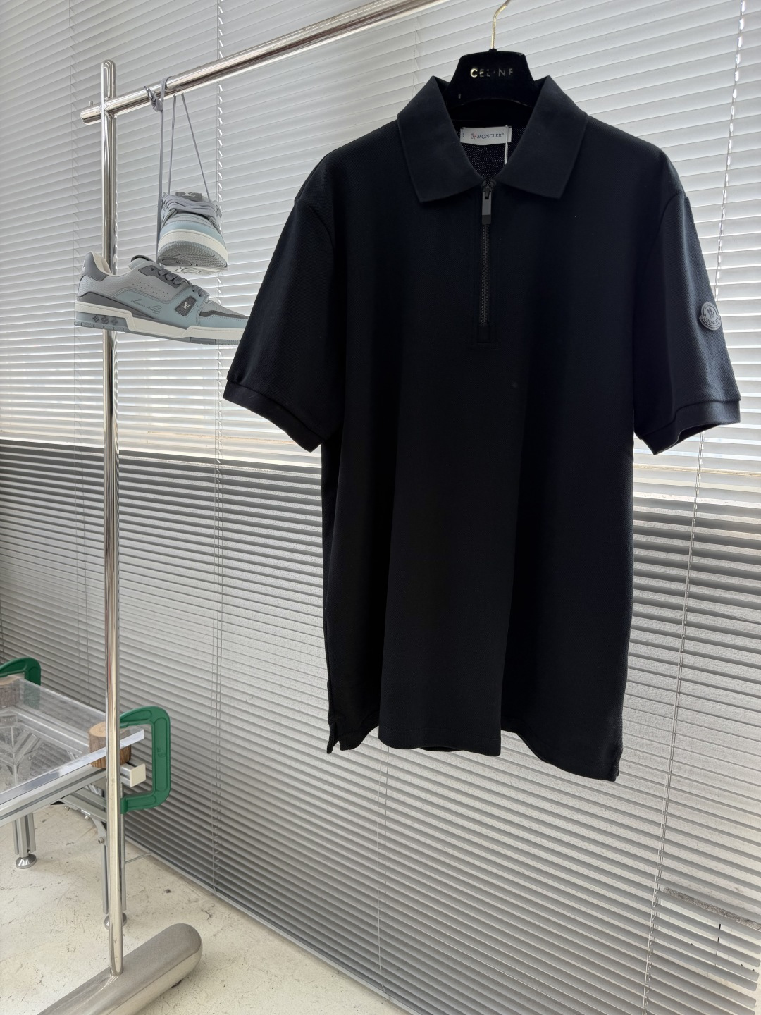 -mon    26春夏新款半拉链黑标标翻领Polo🔥短袖新款高版本👍高质量 T恤👕码数：M-XXL