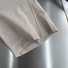 -Kiton 复古老钱风亨利领正肩透气短袖 码数:M.L.XL.2XL.3XL.4XL尺码 衣长 -Kiton 复古老钱风亨利领正肩透气短袖 码数:M.L.XL.2XL.3XL.4XL尺码 衣长
