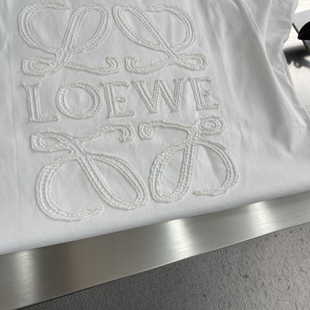 -LOEW    2026ss夏装最新系列图案logo短袖T恤 必须人手一件的节奏！进口顶极精梳棉面料，