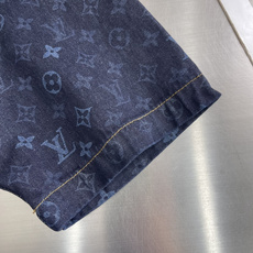 上衣-驴牌 26FW MONOGRAM满印牛仔衬衫12氨全经围赛络纺牛仔面料激光雷射模版刺绣定位裁 上衣-驴牌 26FW MONOGRAM满印牛仔衬衫12氨全经围赛络纺牛仔面料激光雷射模版刺绣定位裁