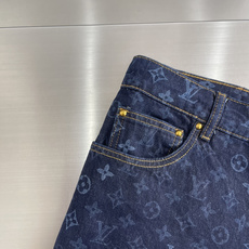 短裤-驴牌 26FW MONOGRAM满印牛仔短裤12氨全经围赛络纺牛仔面料全棉袋布激光雷射定位栽 短裤-驴牌 26FW MONOGRAM满印牛仔短裤12氨全经围赛络纺牛仔面料全棉袋布激光雷射定位栽