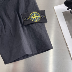 -Stone Island 户外全拉链银色短袖….金属丝网格薄尼面料...出口 韩国订单。帅气的 -Stone Island 户外全拉链银色短袖….金属丝网格薄尼面料...出口 韩国订单。帅气的