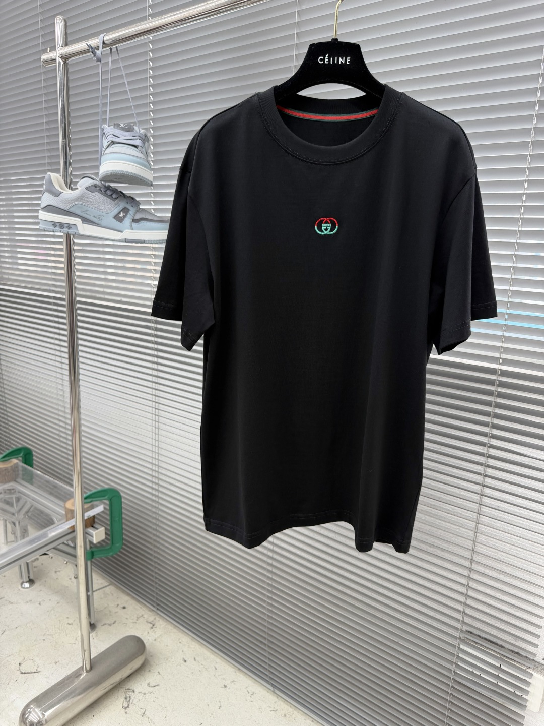 -GUCC     26SS春夏新款云朵棉质圆领短袖 男士基础款专柜短袖T恤衫！基础T恤奉献，面料采用了