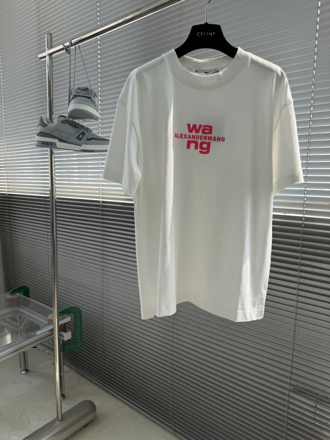 NO:938271,-alexander wang's new printed detail T-shirt, imitating Lego building block technology, double yarn worsted cotton fabric, weight 300g, loose version, same style for men and women, size S/M/L/XL,,alexander wang,tees,t-shirt,19860909-alexander wang大王新款印花细节T恤 仿乐高积木工艺 双纱精纺全棉面料 克重300g 版型宽松 男女同款 码数 S/M/L/XL,,alexander wang,tees，t-shirt,,Men's clothing