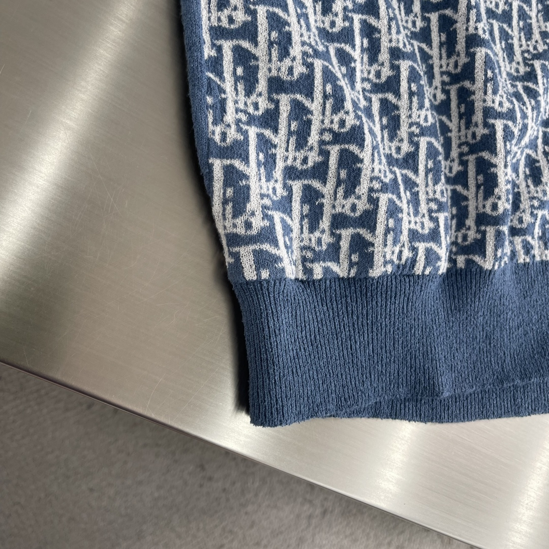 Dior Oblique Print Zip Up Hooded Jacket