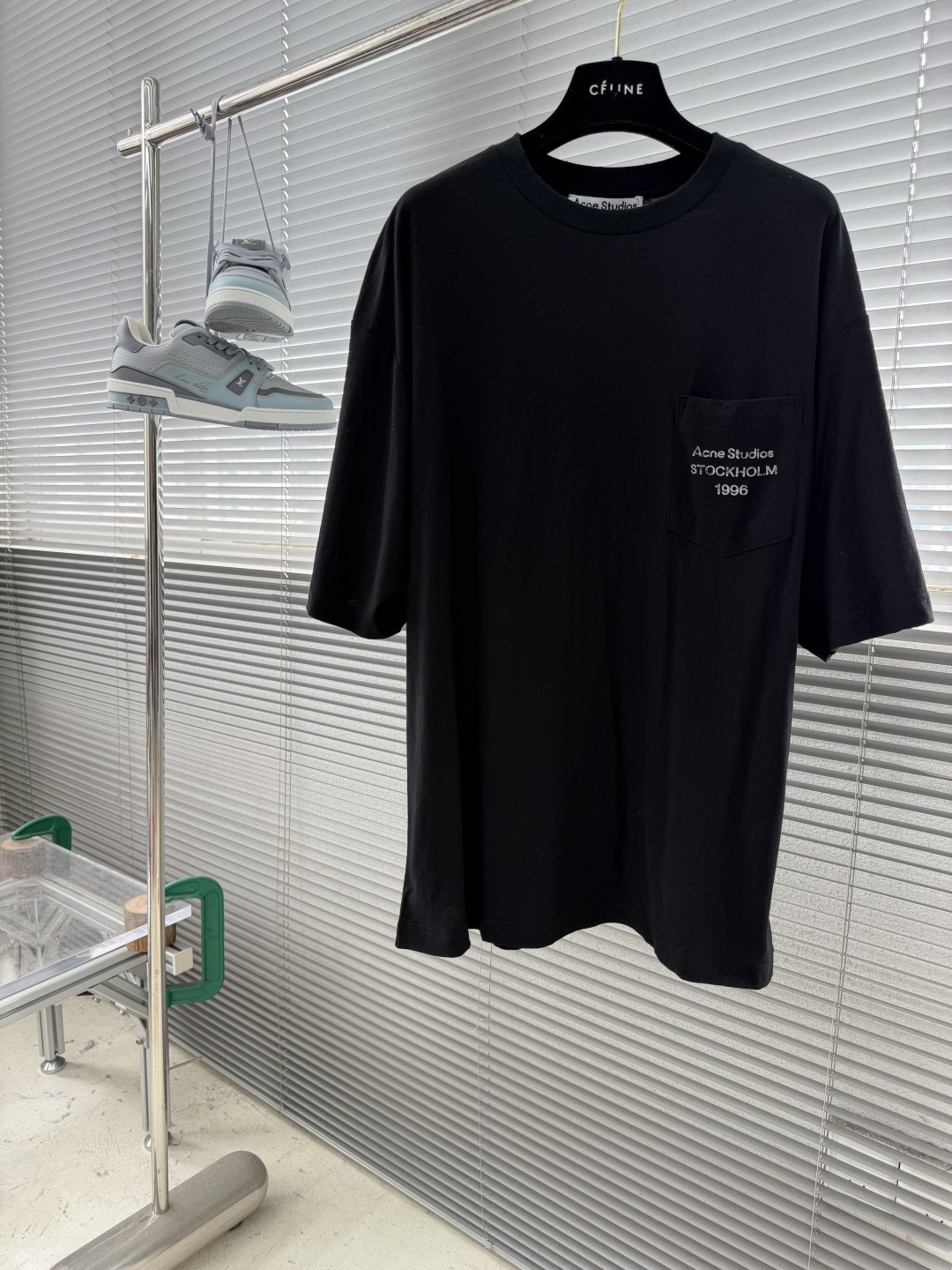 NO:957761,-Acne Studio 1996 series classic letter printed round neck pullover short-sleeved T-shirt, same style for men and women, size S.M.L, size clothing length, shoulder width, chest S 71 53.5 116 M 73 55 120 L 7556.5 124,,acne studios,dior,T-shirt,tees,t-shirt,19860909-Acne Studio 1996系列 经典字母印花圆领套头短袖 T恤 男女同款 码数S.M.L 尺码衣长肩宽胸围 S 71 53.5 116 M 73 55 120 L 7556.5 124,,acne studios,dior,T-shirt,tees，t-shirt,,Men's clothing