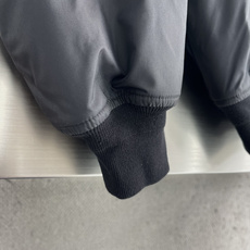 -Balenciag 纯色罗纹拉链贴片长袖 棉服 宽松版型 男女同款 黑色 码数:44.46.48.50 尺码 -Balenciag 纯色罗纹拉链贴片长袖 棉服 宽松版型 男女同款 黑色 码数:44.46.48.50 尺码