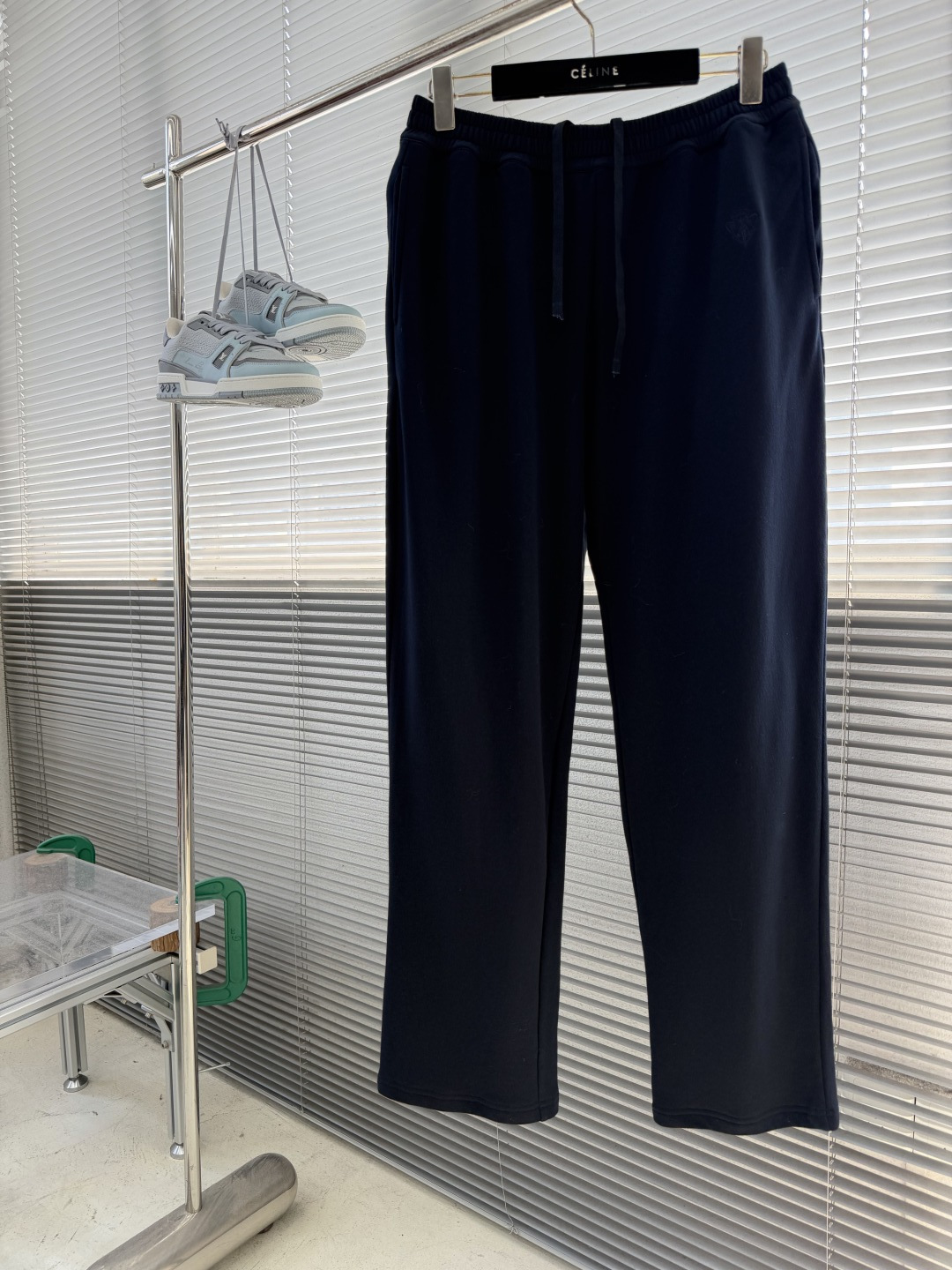 Gucci Navy Drawstring Pants