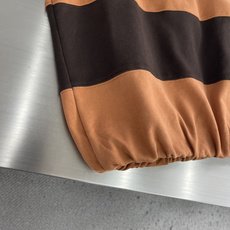 -Acne Studios 26fw复古皮革翻领撞色条纹卫衣 定染320克双股毛圈卫衣料 精致科技皮 模版刺绣 面 -Acne Studios 26fw复古皮革翻领撞色条纹卫衣 定染320克双股毛圈卫衣料 精致科技皮 模版刺绣 面