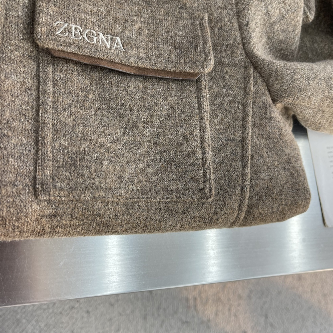 -Z ZEGN      狠货来袭 26fw 秋冬新款羊毛混纺夹克 老钱系列 专柜同步3W+ 顶级高品质  Zegn*是