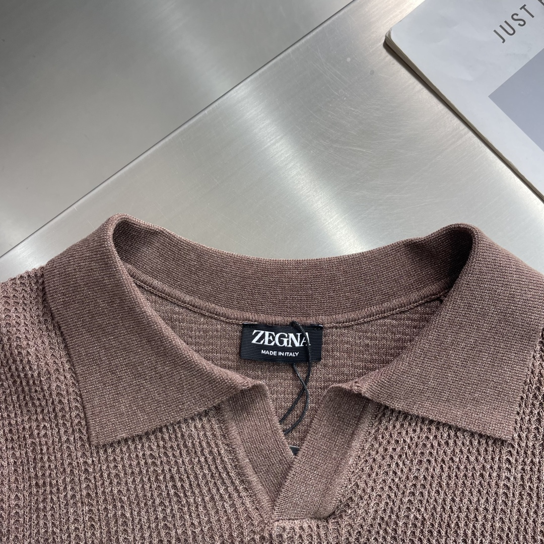 -Z ZEGN    海鸥领长袖针织衫 多色可选 尺码：M-3XL