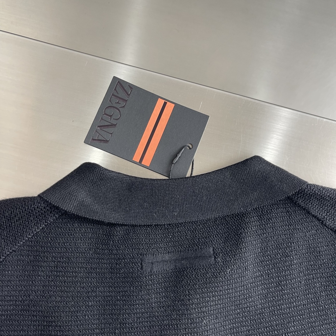 -Z ZEGN    海鸥领长袖针织衫 多色可选 尺码：M-3XL