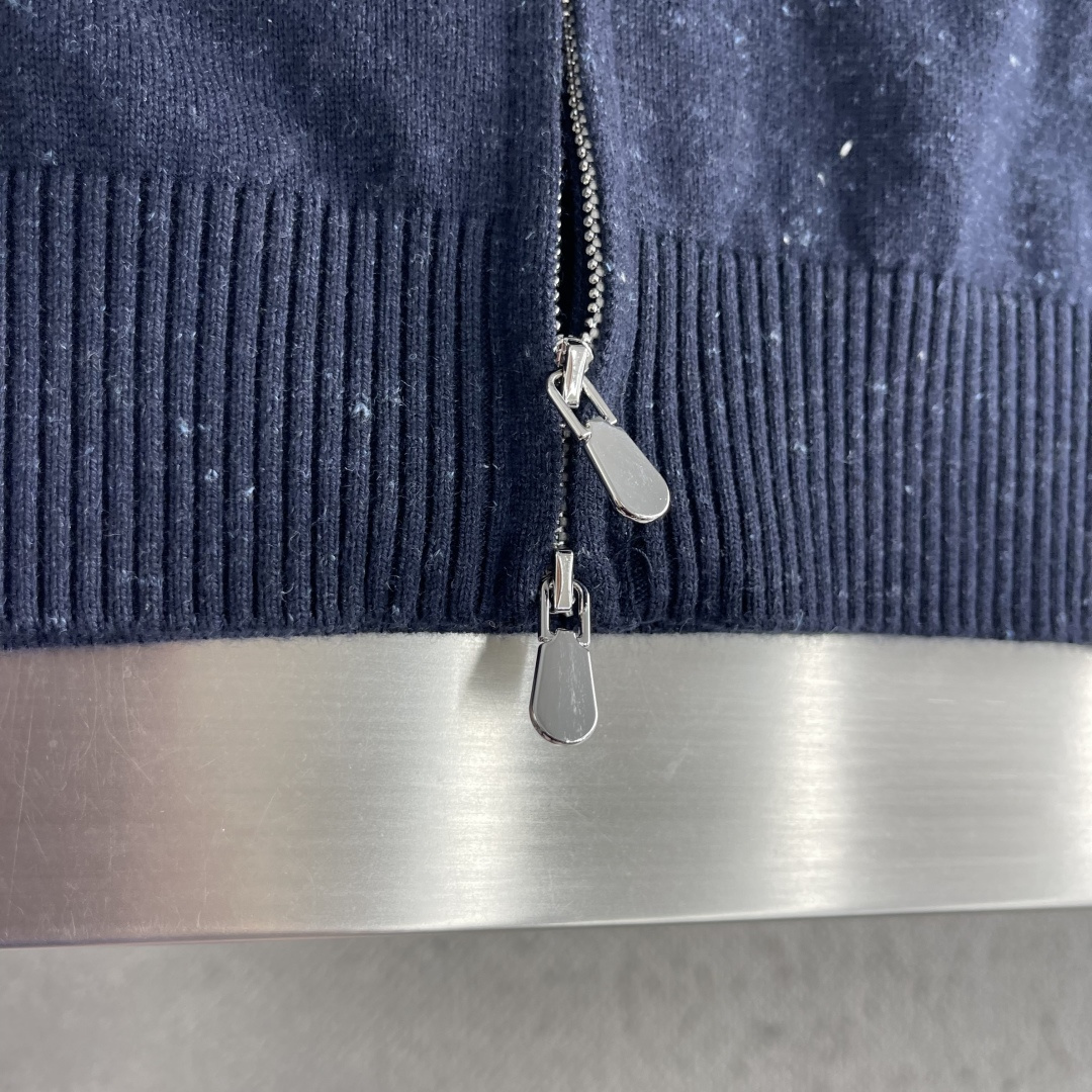 -BC     针织款拉链外套 码数：M-3XL（48-56）  