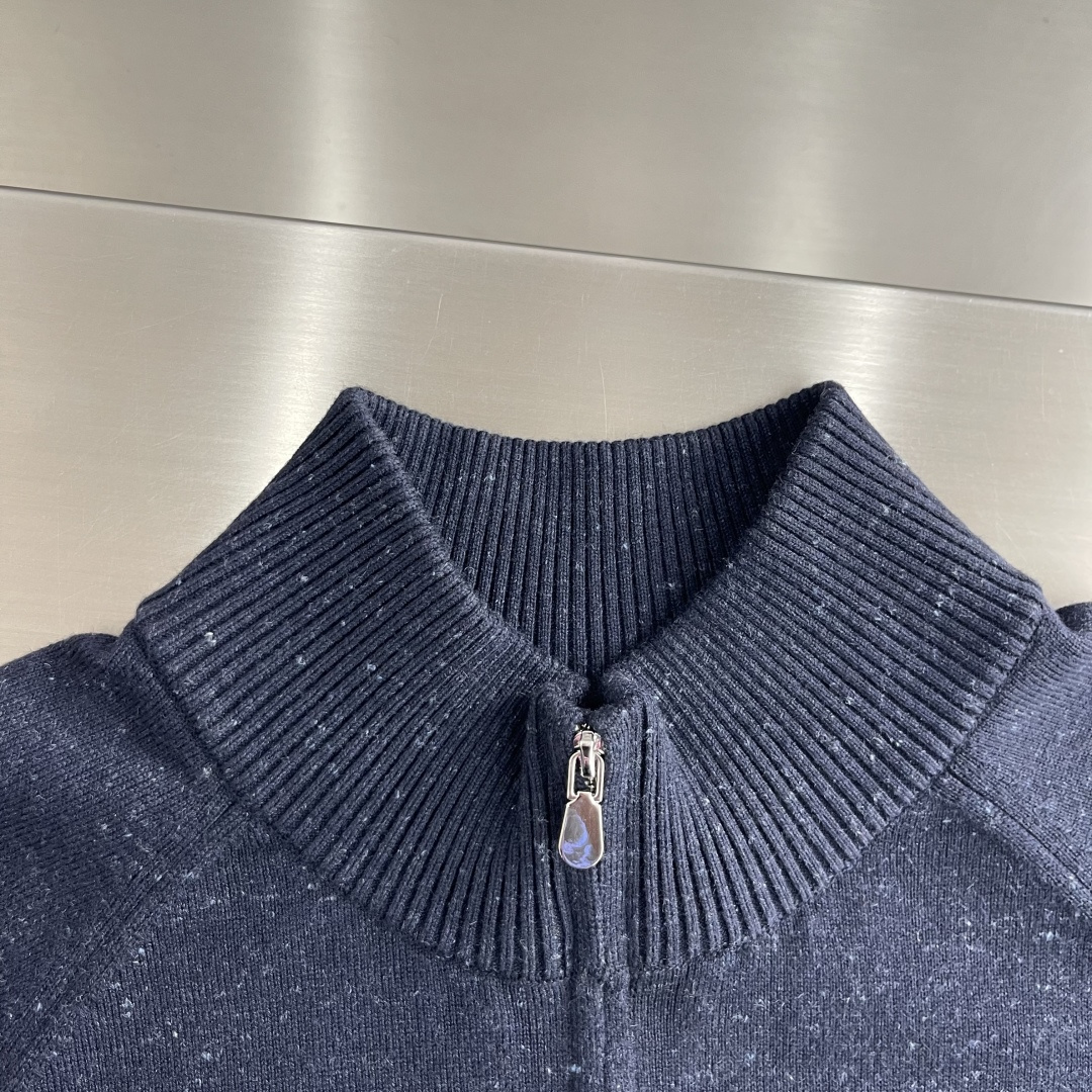 -BC     针织款拉链外套 码数：M-3XL（48-56）  