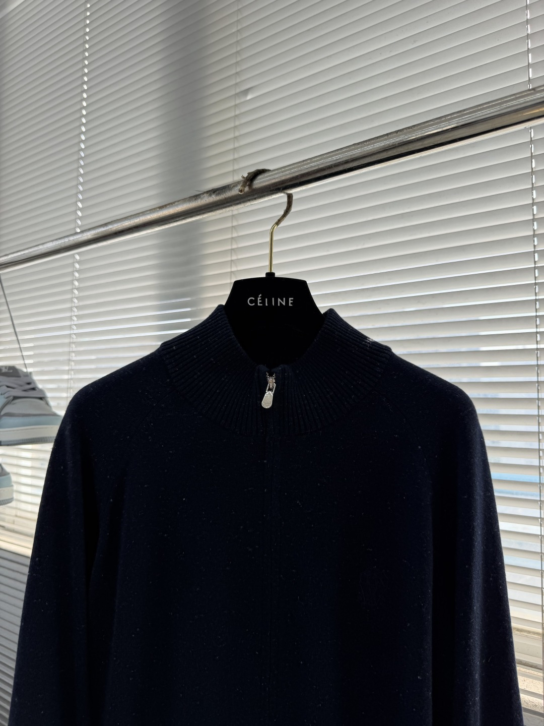 -BC     针织款拉链外套 码数：M-3XL（48-56）  